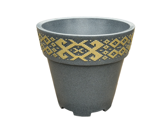 Вазон уличный ВУ-1100-О с орнаментом